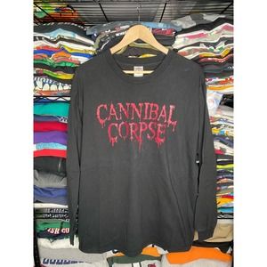 Y2K 2004 Cannibal Corpse Tour of the Wretched Men’s Black XL Band T-Shirt